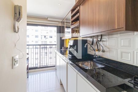 Cozinha e área de serviço de apartamento à venda com 1 quarto, 41m² em Continental, Osasco
