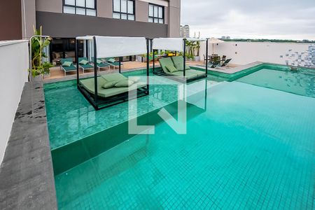 Studio à venda com 25m², 1 quarto e sem vaga Studio à venda com 25m², 1 quarto e sem vagaÁrea comum - Piscina