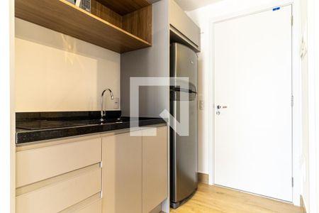 Cozinha de kitnet/studio para alugar com 1 quarto, 26m² em Vila Buarque, São Paulo