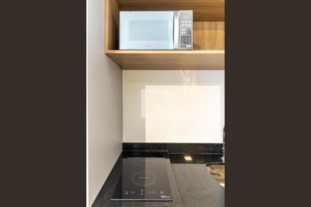 Cozinha de kitnet/studio para alugar com 1 quarto, 26m² em Vila Buarque, São Paulo