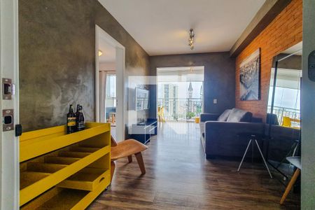 sala de apartamento para alugar com 1 quarto, 34m² em Ipiranga, São Paulo