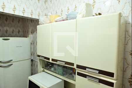 Cozinha de apartamento para alugar com 1 quarto, 54m² em Vila Caiçara, Praia Grande