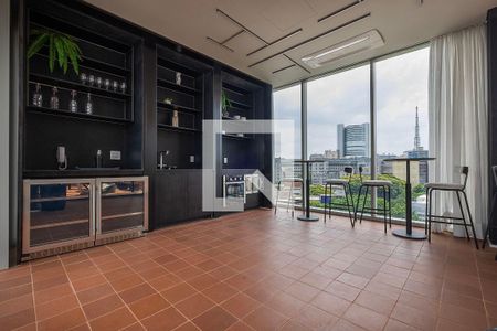 Studio à venda com 49m², 1 quarto e sem vaga Studio à venda com 49m², 1 quarto e sem vagaÁrea comum - Salão de festas