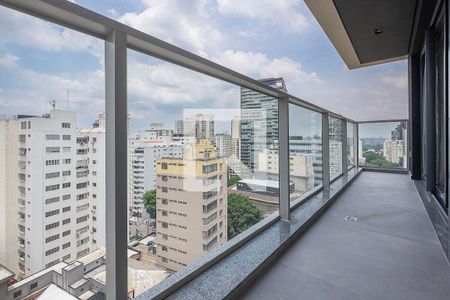 Studio à venda com 49m², 1 quarto e sem vaga Studio à venda com 49m², 1 quarto e sem vagaVaranda