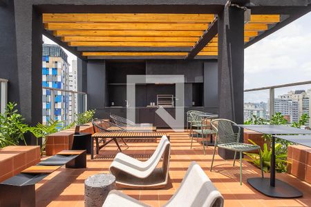 Studio à venda com 49m², 1 quarto e sem vaga Studio à venda com 49m², 1 quarto e sem vagaÁrea comum - Churrasqueira