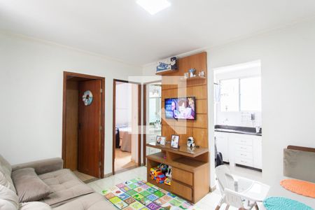 Sala de apartamento para alugar com 2 quartos, 47m² em São João Batista (venda Nova), Belo Horizonte