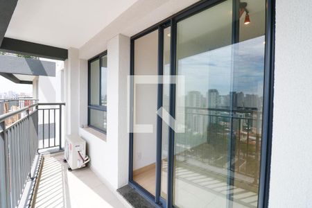 Varanda da Sala/Cozinha de casa de condomínio à venda com 1 quarto, 47m² em Santo Amaro, São Paulo