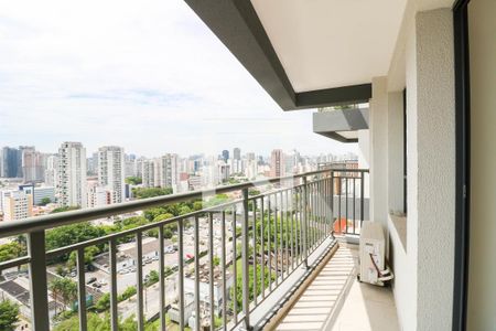 Varanda da Sala de casa de condomínio à venda com 1 quarto, 47m² em Santo Amaro, São Paulo