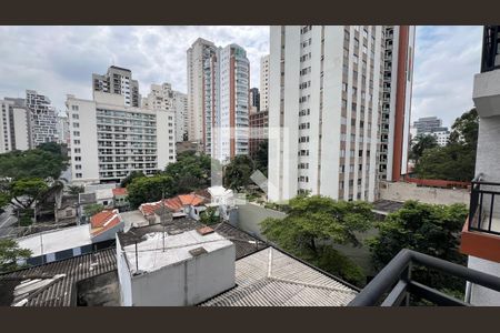 Vista da Sacada de kitnet/studio para alugar com 1 quarto, 28m² em Pinheiros, São Paulo