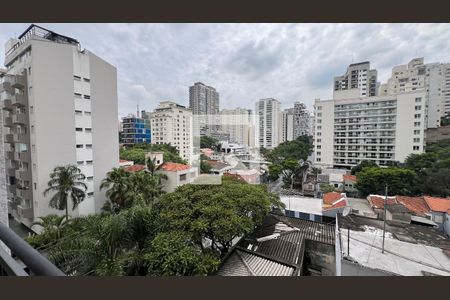 Vista da Sacada de kitnet/studio para alugar com 1 quarto, 28m² em Pinheiros, São Paulo