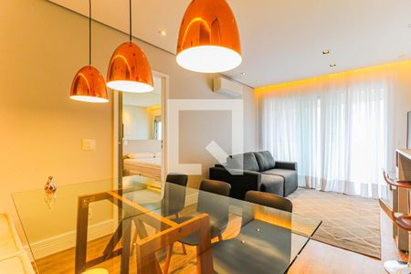 Sala de apartamento para alugar com 1 quarto, 50m² em Chácara Santo Antônio (zona Sul), São Paulo