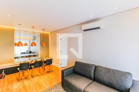 Sala de apartamento para alugar com 1 quarto, 50m² em Chácara Santo Antônio (zona Sul), São Paulo