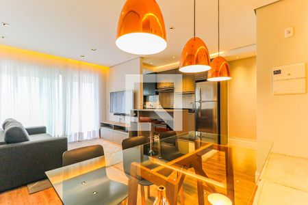 Sala de apartamento para alugar com 1 quarto, 50m² em Chácara Santo Antônio (zona Sul), São Paulo