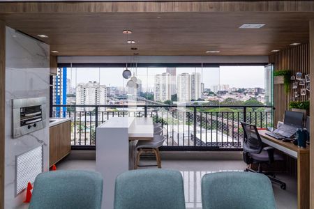 Varanda gourmet de apartamento à venda com 2 quartos, 78m² em Vila Prudente, São Paulo