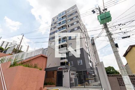 Apartamento à venda com 45m², 1 quarto e sem vagaFachada do prédio e portaria