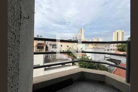 Varanda da Sala de apartamento à venda com 1 quarto, 49m² em Campo Belo, São Paulo