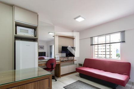 Quarto / Sala de kitnet/studio para alugar com 1 quarto, 35m² em Rebouças, Curitiba
