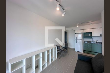 Sala de apartamento à venda com 1 quarto, 41m² em Santo Amaro, São Paulo