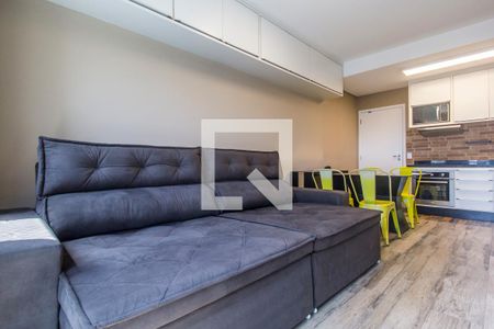Sala de TV de apartamento para alugar com 1 quarto, 50m² em Bethaville I, Barueri