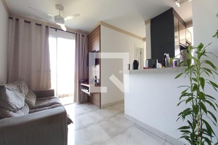 Sala de apartamento à venda com 2 quartos, 48m² em Jardim Samambaia, Campinas