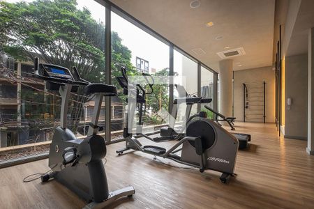 Studio para alugar com 25m², 1 quarto e sem vagaAcademia