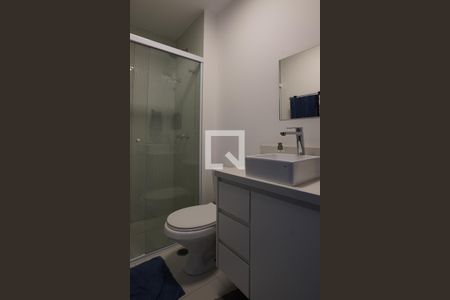 Banheiro de apartamento à venda com 1 quarto, 43m² em Cerqueira César, São Paulo