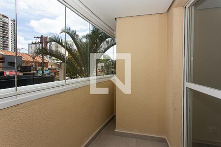 Varanda da Sala de apartamento para alugar com 2 quartos, 53m² em Vila Gomes Cardim, São Paulo