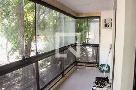 Varanda de apartamento à venda com 2 quartos, 89m² em Humaitá, Rio de Janeiro