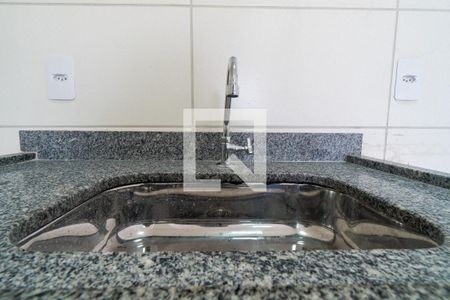 Sala/Cozinha Detalhe de apartamento à venda com 1 quarto, 30m² em Vila Campestre, São Paulo