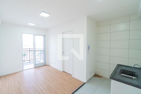 Sala/Cozinha de apartamento à venda com 1 quarto, 30m² em Vila Campestre, São Paulo