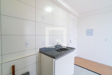 Sala/Cozinha de apartamento à venda com 1 quarto, 30m² em Vila Campestre, São Paulo