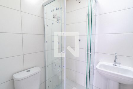 Banheiro da Suíte de apartamento à venda com 1 quarto, 30m² em Vila Campestre, São Paulo