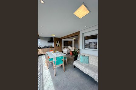 Varanda da Sala de apartamento à venda com 3 quartos, 105m² em Brás, São Paulo