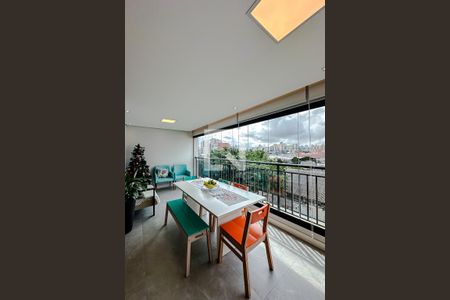 Varanda da Sala de apartamento à venda com 3 quartos, 105m² em Brás, São Paulo