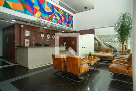 Studio para alugar com 37m², 1 quarto e 1 vaga Studio para alugar com 37m², 1 quarto e 1 vagaÁrea comum - Recepção