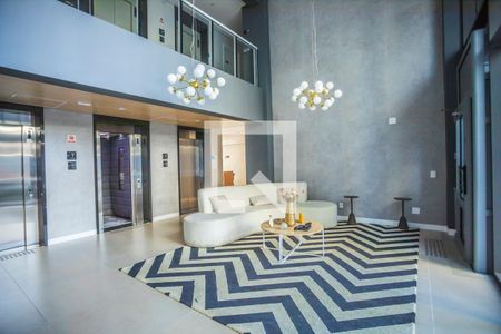 Studio à venda com 28m², 1 quarto e sem vagaHall social