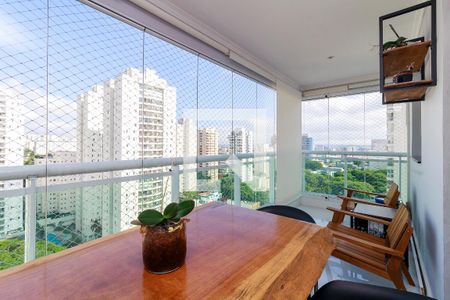 Sala - Varanda de apartamento para alugar com 2 quartos, 75m² em Santo Amaro, São Paulo