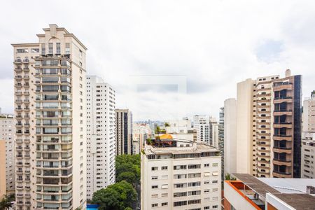 Vista da Sala de apartamento para alugar com 3 quartos, 100m² em Cerqueira César, São Paulo