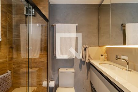 Apartamento à venda com 57m², 1 quarto e 1 vaga Apartamento à venda com 57m², 1 quarto e 1 vagaBanheiro da Suíte