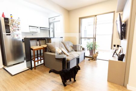 Sala de apartamento para alugar com 2 quartos, 71m² em Barra Funda, São Paulo