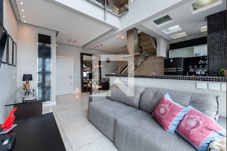 Sala de apartamento para alugar com 1 quarto, 148m² em Gonzaga, Santos