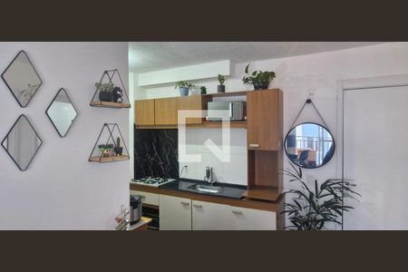 Cozinha de apartamento para alugar com 2 quartos, 37m² em Vila Prudente, São Paulo