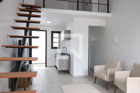 Sala de kitnet/studio para alugar com 1 quarto, 35m² em Santos Dumont, São Leopoldo