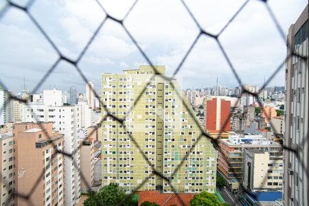 Vista da Sala de apartamento à venda com 1 quarto, 30m² em Bela Vista, São Paulo