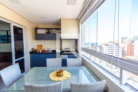 Varanda Gourmet de apartamento para alugar com 1 quarto, 58m² em Vila Tupi, Praia Grande