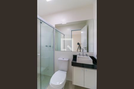 Casa de condomínio para alugar com 123m², 2 quartos e 2 vagas Casa de condomínio para alugar com 123m², 2 quartos e 2 vagasBanheiro da Suíte 1