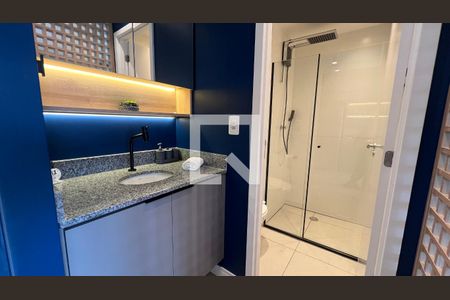 Studio à venda com 28m², 1 quarto e sem vaga Studio à venda com 28m², 1 quarto e sem vagaBanheiro