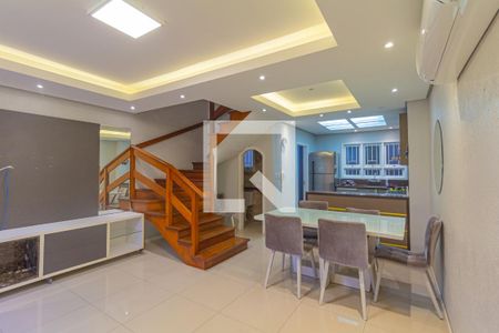 Sala de casa de condomínio para alugar com 3 quartos, 109m² em Nossa Senhora das Graças, Canoas