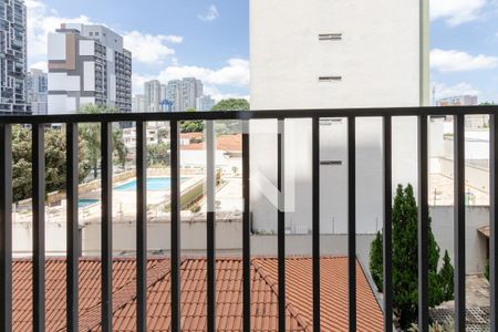 Varanda de kitnet/studio para alugar com 1 quarto, 24m² em Brooklin, São Paulo
