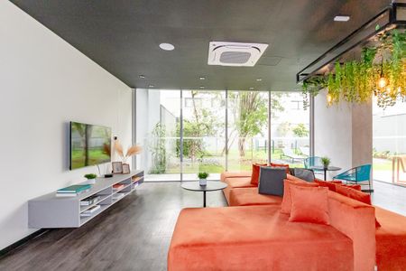 Studio para alugar com 25m², 1 quarto e sem vaga Studio para alugar com 25m², 1 quarto e sem vagaÁrea comum - Salão de festas